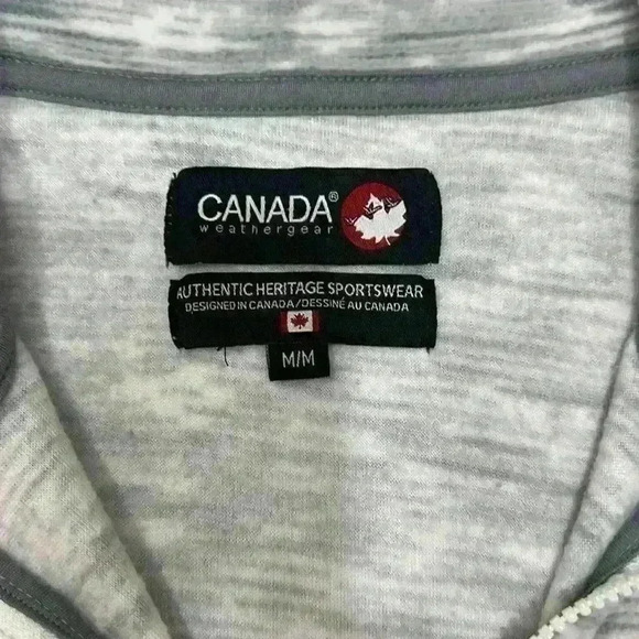 Men’s medium Fleece Sweatshirt Canada Weathergear Item# 6 W - Picture 2 of 10